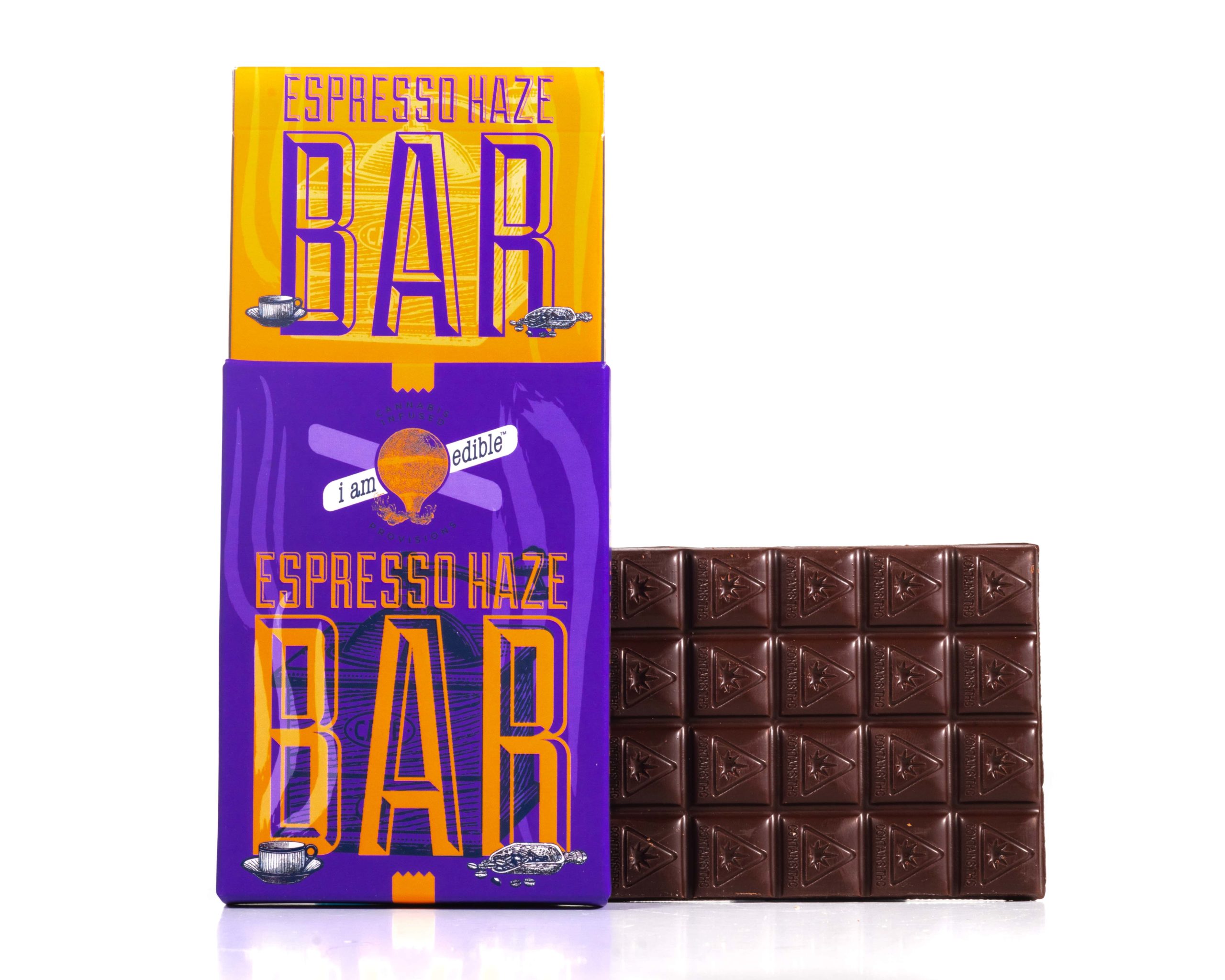 Shop Espresso Haze Dark Chocolate Bar 100mg 0 1g Edibles By