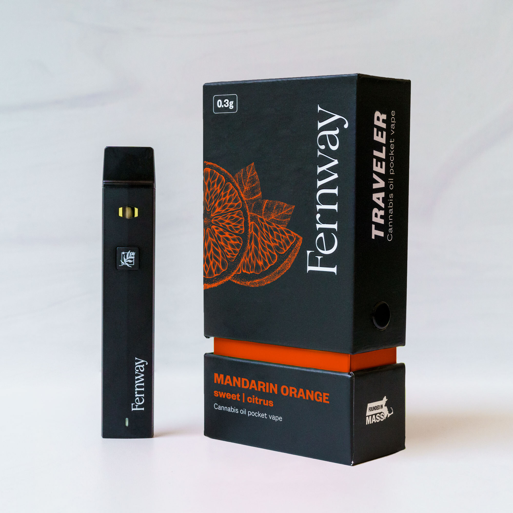 Fernway - Mandarin Orange 0.3g Traveler Vape (S) - 0.3g