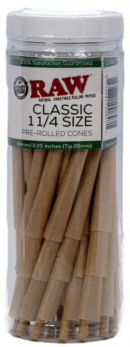 RAW Preroll Cones 1 ¼